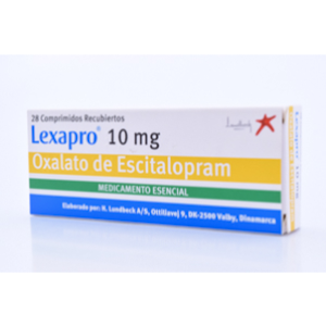 Lexapro 10 Mg Caja X 28 Comprimidos Recubiertos - Lexapro