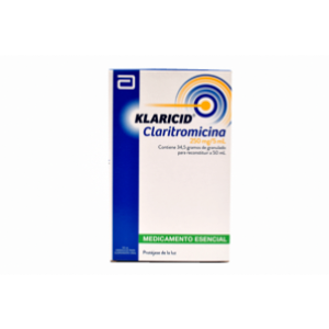 Klaricid 250 Mg / 5 Ml Suspención Frasco X 50 Ml - Klaricid