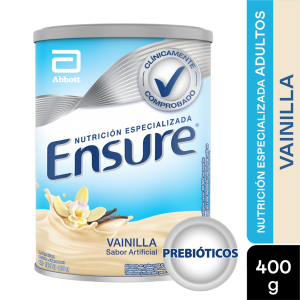Ensure Prebióticos Sabor Vainilla Lata X 400 G - Ensure