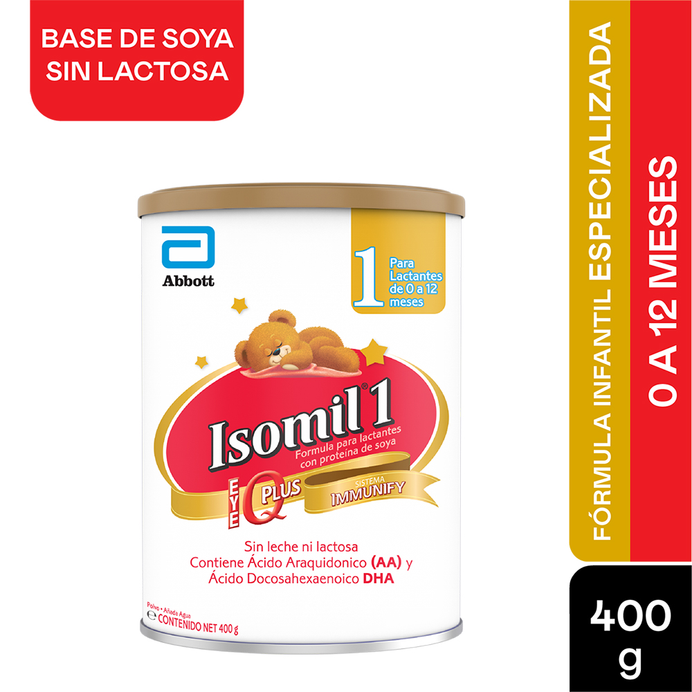 Isomil Con Soya Eye Q Plus Pote X 400 G - Isomil