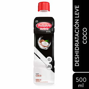Pedialyte 30 Meq Con Zinc Sabor Coco Frasco X 500 Ml - Pedialyte