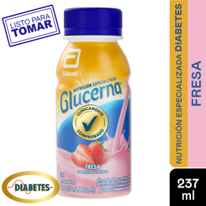 Glucerna Liquido Fresa Botella X 237 Ml  - Glucerna