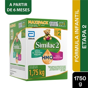 Similac Etapa 2 Prosensitive Econopack Caja X 1750 G (5 Bolsas X 350 G) - Similac