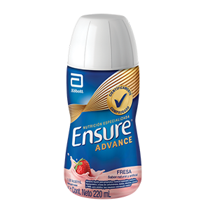 Ensure Advance Liquido Sabor Fresa Botella X 220 Ml - Ensure 