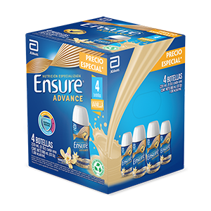 Ensure Advance Liquido Sabor Vainilla Pack 4 Botella X 220 Ml - Ensure