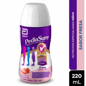 Pediasure Sabor Fresa Botella X 220 Ml - Pediasure