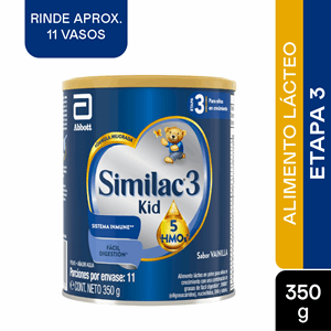 Similac-3 Kid 5hmos Vainilla Lata X 350 Gr - Similac