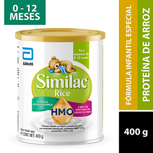 Similac Rice 0-12 M Polvo Lata X 400 Gr - Similac