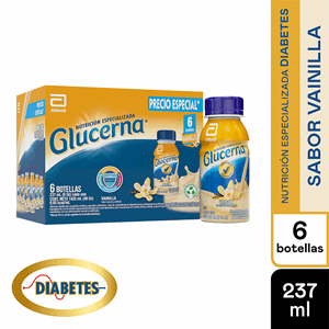 Glucerna Liquido Vainilla Pack 6 Unds X 237 Ml P/especial - Sin Asignar