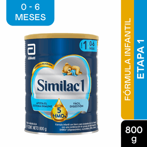 Similac-1 5hmos Lata X 800 Gr - Similac