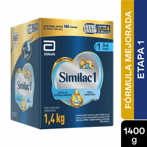 Similac-1 5hmos Econopack Caja X 1.400 Gr (4 Bolsas X 350 Gr) - Similac