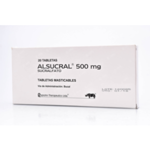 Alsucral 500 Mg Caja X 20 Tabletas Masticables - Alsucral