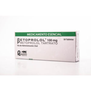 Betoprolol 100 Mg Caja X 30 Tabletas - Betoprolol