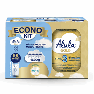 Alula Progress Gold Etapa 3 Polvo Econo Kit 4 Latas X 400 G(1600 G) - Sin Asignar
