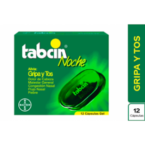 Tabcin Noche X 12 Capsulas Gel - Tabcin