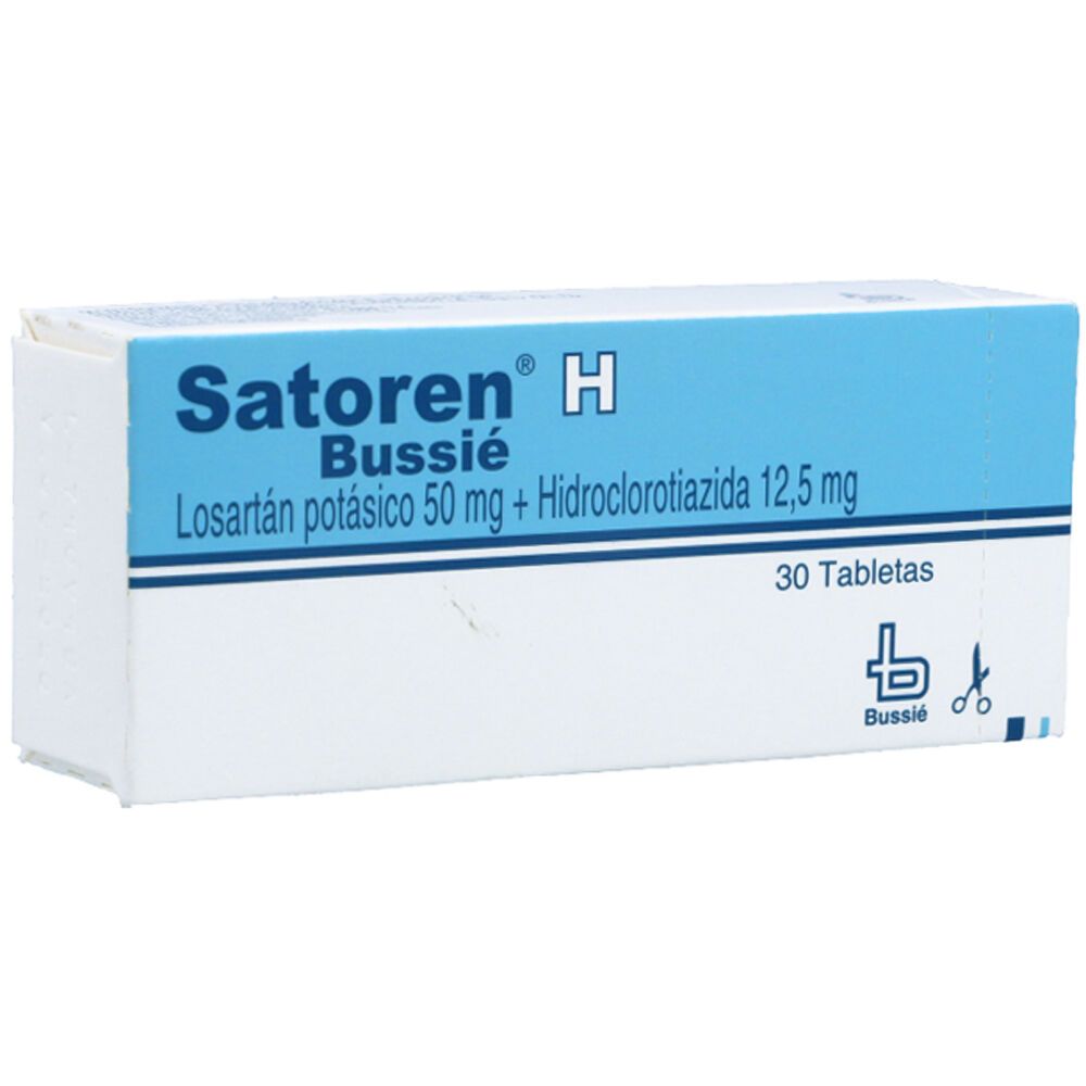 Satoren H 50/12.5 Mg X 30 Tabletas - Satoren