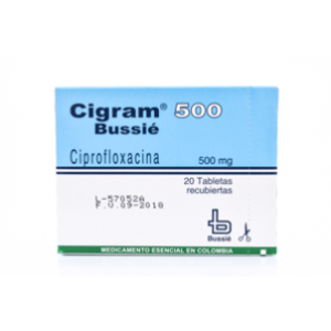 Cigram 500 Mg Caja X 20 Tabletas - Cigram