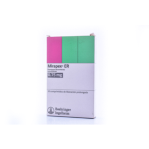 Mirapex Er 0.75 Mg X 10 Comprimidos - Mirapex
