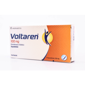 Voltaren 100 Mg Caja X 5 Supositorio - Voltaren