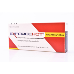 Exforge Hct 10/160/12.5 Mg X 28 Comprimidos - Exforge