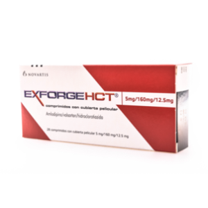 Exforge Hct 5 / 160 / 12.5 Mg X 28 Comprimidos - Exforge