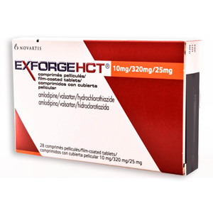 Exforge Hct 10/320/25 Mg X 28 Comprimidos - Exforge