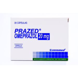 Prazed 20 Mg Caja X 30 Capsulas - Prazed