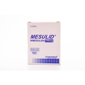 Mesulid 100 Mg Granulado X 6 Sobres De 2 Gr. - Mesulid