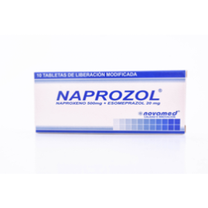 Naprozol 500/20 Mg Caja X 10 Tabletas De Lib Modificada. - Naprozol