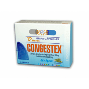 Congestex Gripa Caja X 10 Capsulas - Congestex