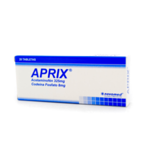 Aprix 325/8 Mg Caja X 20 Tabletas - Aprix