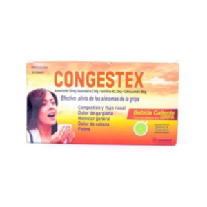 Congestex Granulado Gripa Limon Caja X 30 Sobres (bebida Caliente) - Congestex