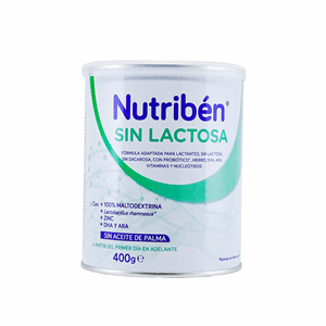 Nutriben Sin Lactosa Sin Aceite De Palma Lata X 400 G - Nutriben