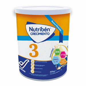 Nutriben 3 Crecimiento Lata X 400 Gr S/azucar S/aceite De Palma - Sin Asignar