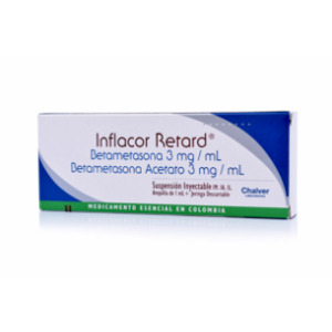 Inflacor Retard Ampolla X 1 Ml Jeringa - Inflacor Retard