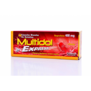Multidol Express Cbg 400 Mg X 48 Capsulas Blandas - Multidol