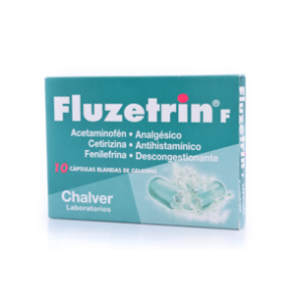 Fluzetrin F X 10 Capsulas Blandas - Fluzetrin