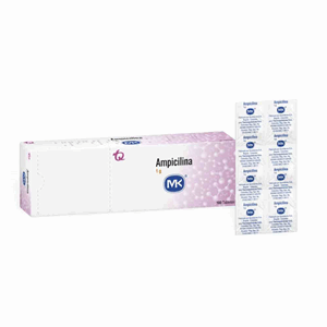 Ampicilina Mk 1 Gr Caja X 100 Tabletas - Mk