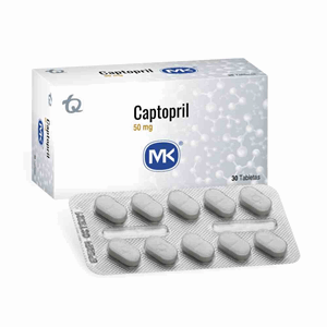 Captopril Mk 50 Mg Caja X 30 Tabletas - Mk