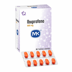 Ibuprofeno Mk 800 Mg Caja X 50 Tabletas - Mk