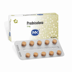 Prednisolona Mk 5 Mg Caja X 30 Tabletas - Mk