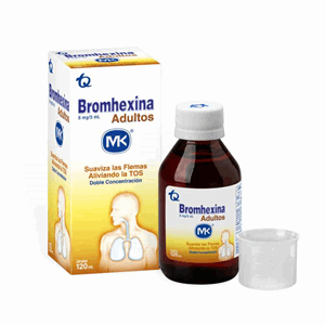 Bromhexina Mk Adultos Jarabe Frasco X 120 Ml - Mk