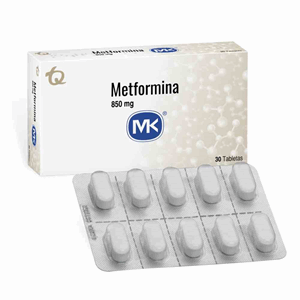 Metformina Mk 850 Mg Caja X 30 Tabletas - Mk