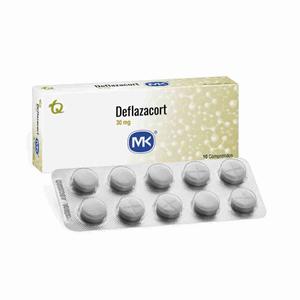 Deflazacort Mk 30 Mg Caja X 10 Comprimidos - Mk