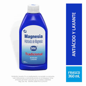 Magnesia Mk Suspension Frasco X 360 Ml - Mk