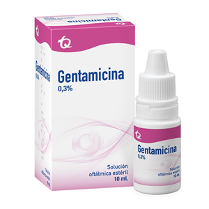 Gentamicina Mk Solucion Oftalmica 0.3% X 10 Ml - Mk