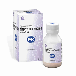 Naproxeno Mk 125 Mg Suspención Frasco X 60 Ml - Mk