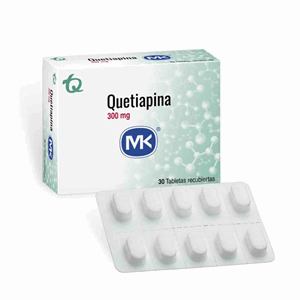 Quetiapina Mk 300 Mg X 30 Tabletas - Quetiapina  Mk