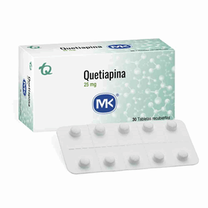 Quetiapina Mk 25 Mg Caja X 30 Tabletas - Mk