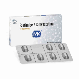 Ezetimibe+simvastatina M-k 10/40 Mg X 14 Tabletas - Ezetimiba+simvas  Mk